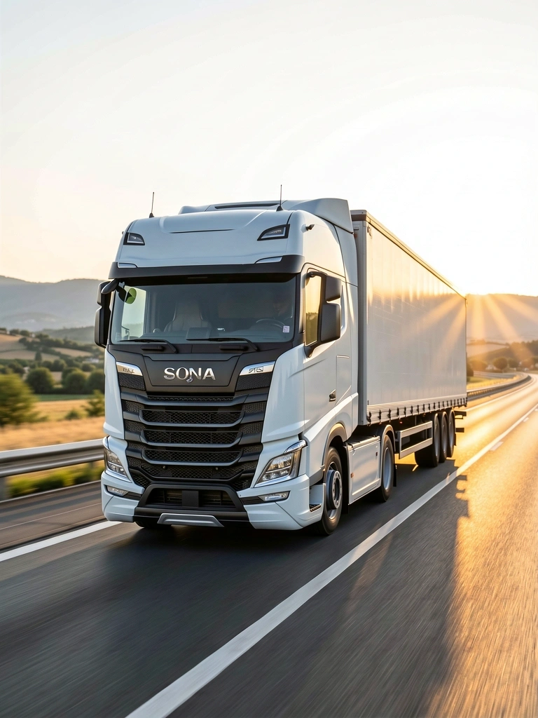 Autotrasporto merci su autostrada italiana